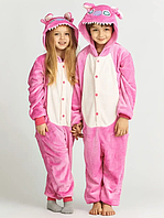 Кигуруми для девочки и мальчика Стич, кигуруми детская пижама Розовый Стич 110-140 см , кегуруми для ребенка