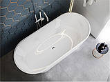 Ванна зі штучного каменю MIRAGGIO Siena Білий глянсовий (0000936), фото 3