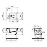 Біде підвісне Qtap Crow 520х360х290 White QT05555370W, фото 2