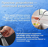 Гнучкі аератори для змішувачів, 2 режими, Розсіювач води, Насадка на кран універсальна, фото 3