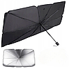 Сонцезахисна парасолька на лобове скло для авто 78×140 см., Axxis, Автомобільна світловідбиваюча шторка, Парасолька, фото 7