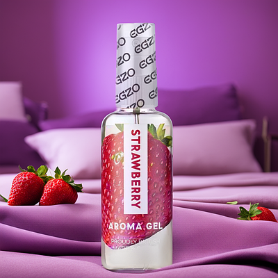 Змазка їстівна EGZO AROMA GEL - Strawberry 50 мл