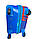 УЦЕНКА #16 Дитяча валіза на 4 коліщатках "Тачки-Мольнія Маквін" 25 літрів, ручна поклажа, колір синій, фото 4