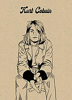 Kurt Cobain,- постер