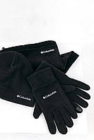 Шапка + бафф + перчатки Columbia - Черный унисекс - Черный унисекс.