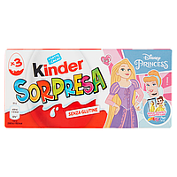 Шоколадные яйца Kinder Sorpresa Disney Princess 3s 60g