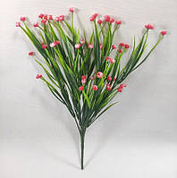 Красная осока цветущая 36см искусственный зеленый куст для декорирования