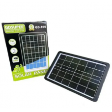 Портативна сонячна панель GDSUPER GD-100 8W (30) - фото 1 - id-p2011137081
