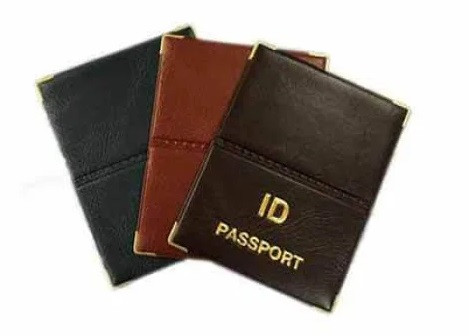 Обкладинка для паспорта ШКІРА ID (ID Passport) 7,3*10,5 см вертикальний уп-12 шт. арт 4994 ціна за 1 шт.