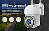Камера відеоспостереження, вулична IP WIFI V60 TUYA 4MP | Поворотна камера відеоспостереження | Вулична камера, фото 2