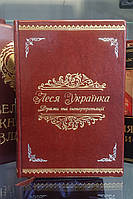 Книга в кожаном переплёте "Леся Українка. Драми та ентерпритації"