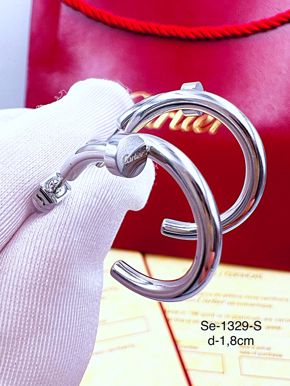 Сережки Stainlees Steel преміум