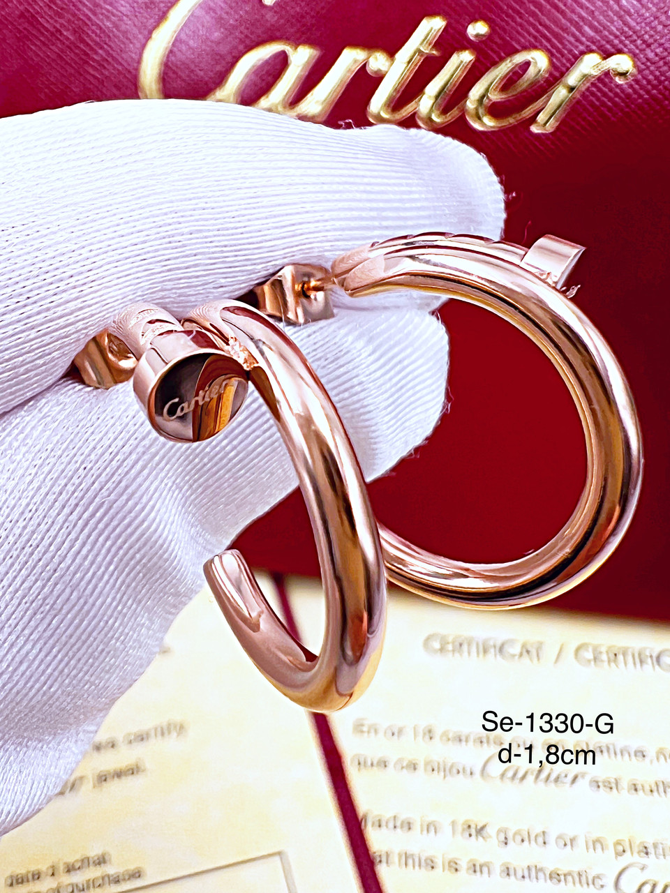 Сережки Stainlees Steel преміум
