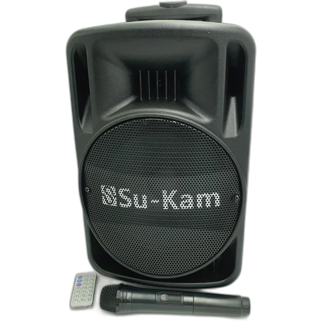 Потужна блютуз-колонка Su-Kam BT 100D велика/ Портативна bluetooth колонка Su-Kam/Велика колонка 220