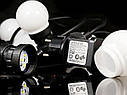 Вулична гірлянда лампочки 5 м 10 білих водонепроникних лампочок теплий білий, фото 2