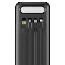 Зовнішній акумулятор PowerWay TX-60 60000 mAh / 4USB / Type-C / Micro / Lightning / Ліхтарик /, фото 2