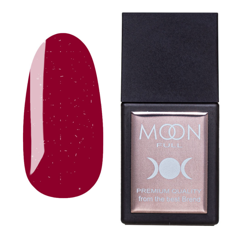 Кольорова база MOON FULL Amazing Color Base №3006 червоний з дрібним шиммером, 12 мл.