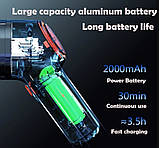Пилосос автомобільний Car Vacuum LT-101C 9000PA, чорний, фото 6
