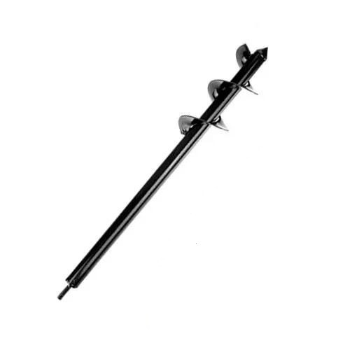 Бур садовий земляний для дриля, спіральне свердло 10x60см, фото 1