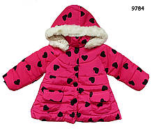 Тепла куртка для дівчинки. 1-2;  3-4 роки