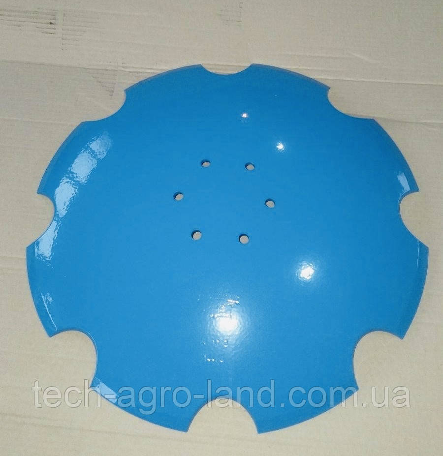 Диск ромашка 460 мм, Н=5, 6 отворів (до техніки Лемкен Heliodor) LEMKEN 3490471 Italy