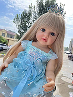 Кукла Реборн 55 см Девочка Полностью силиконовое - можно купать