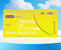 Перчатки нитриловые, желтые Mediok/AMPri SOLAR 4г, (100 шт/уп) M