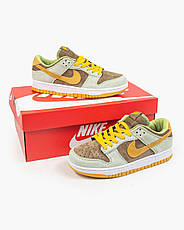 Чоловічі кросівки Nike Dunk Low Dusty Olive Brown Orange DH5360-300, фото 4