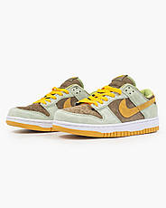 Чоловічі кросівки Nike Dunk Low Dusty Olive Brown Orange DH5360-300, фото 3