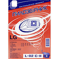 Мішок пилозбірник L-02 C-II для пилососів LG паперовий, Слон, 1 шт, 801-L02-2
