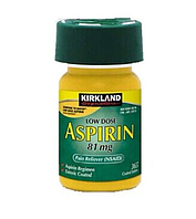 Аспірин Kirkland Signature Aspirin Low Dose 81 mg., 365 таблеток