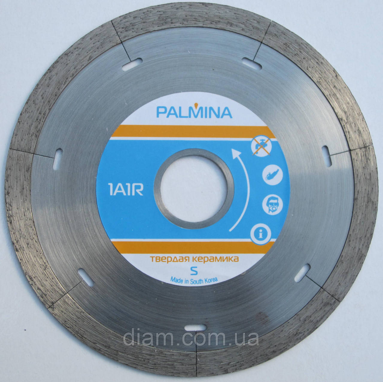 Aлмазный диск palmina, для резки твердой керамики 125x1,8x8,5x22,23 1A1R - фото 1 - id-p357195864