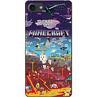 Силіконовий чохол бампер для Iphone 8 гра Minecraft Майнкрафт