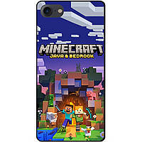 Силіконовий чохол бампер для Iphone 8 з картинкою Майнкрафт Minecraft
