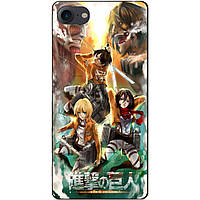 Силиконовый чехол бампер для Iphone SE 3 2022 с рисунком Атака на Титанов Attack on Titan