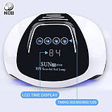 UV LED Лампа для Манікюру SUN H5 PLUS (96W) – Для Двох Рук, З Таймером, Сенсором Руху та Зйомним Дном. Арт Н5+, фото 4