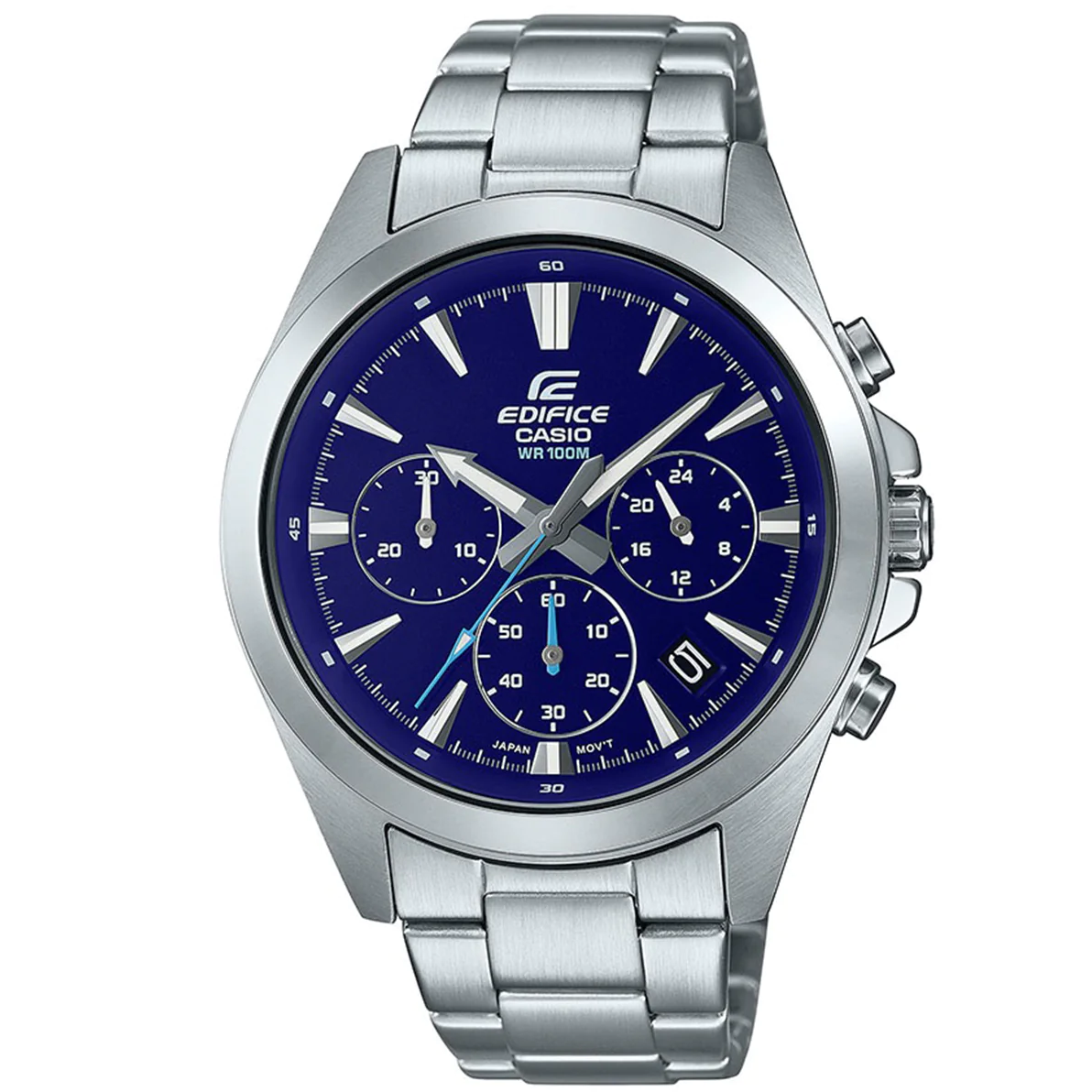 Годинники Касіо водонепроникні хронограф Casio оригінал Edifice сталевий наручний годинник кварцовий з браслетом