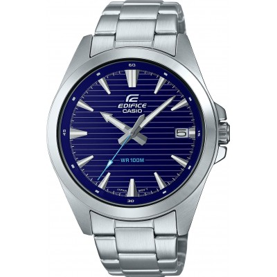 Кварцовий наручний годинник чоловічі з датою Casio Edifice оригінал сталеві Касіо Годинники водонепроникні чоловічі