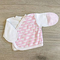 Распашонки для новорожденных (для недоношенных) 40, розовый