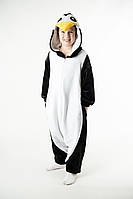 Детская пижама-кигуруми Пингвин, велсофт,топ Юрма одяг
