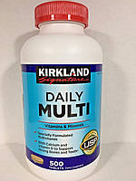 Витамины и минералы Kirkland Signature Daily Multi 500 таблеток