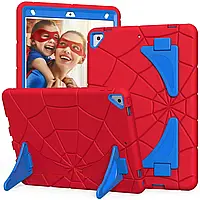 Чехол Spiderman Apple iPad 9 (10.2" экран) детский с подставками Red/Blue