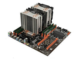 Комплект X99 Dual + 2 x Xeon E5-2680v4 + 64 GB RAM + 2 x Кулер, LGA 2011-3