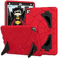 Чехол Spiderman Apple iPad 8 (10.2" экран) детский с подставками Red/Black