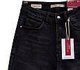 Модні жіночі джинси Мом на байці M.Sara чорний графіт, фото 2