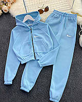 Женский демисезонний спортивный костюм Nike с молнией размеры 42-52