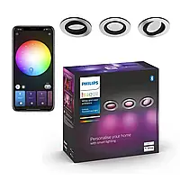 Потолочные светильники Centura Philips Hue GU10 White and Color 350лм 50Вт 5.7W, Bluetooth, Apple HomeKit