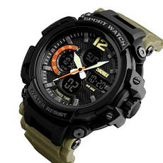Годинник наручний Skmei 1343KH, KHAKI, фото 4