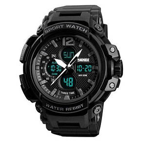 Годинник наручний Skmei 1343BK, BLACK, фото 1