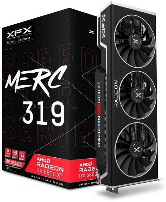 Відеокарта XFX Radeon RX 6800 XT Speedster MERC 319 16GB (RX-68XTALFD9)